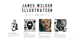 Desktop Screenshot of jameswilsonillustration.com